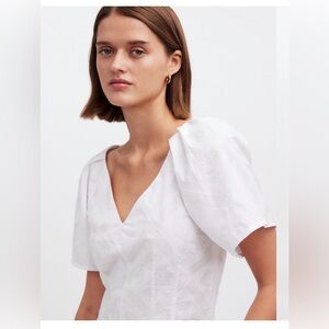 Madewell Darted V-Neck Top in Floral